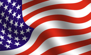 Portion of American Flag