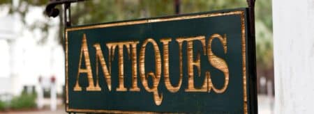 antiques shop signage